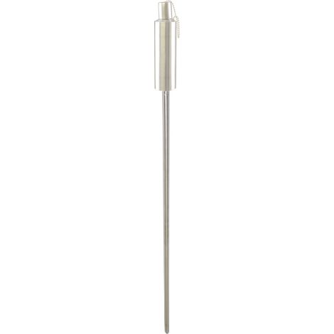 Edelstahl Gartenfackel Gartenleuchte Windlicht Öllampe Gartendekoration Leuchte (1/2)