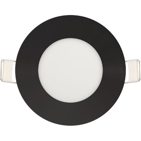 Dalle LED dimmable 3W 2700K 110lm Noir IP20 (1/2)