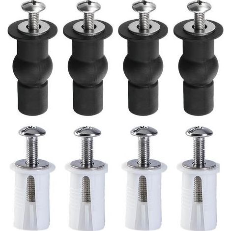Vis d'expansion pour couvercle de toilette, kit de fixation pour siège de toilette. (1/5)