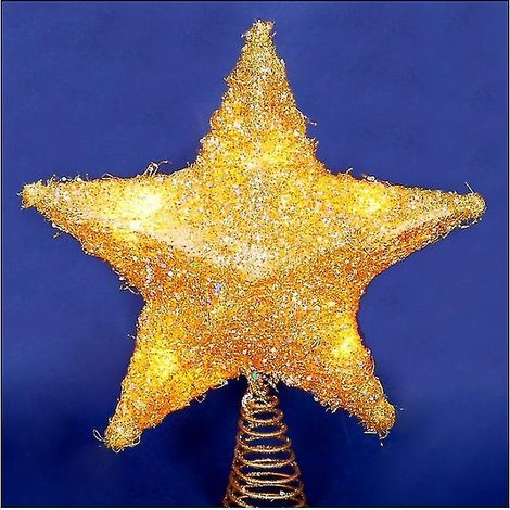 Étoiles pour le sommet du sapin de Noël, décorations de Noël, étoiles en fer, étoiles en rotin, décorations de Noël (1/2)
