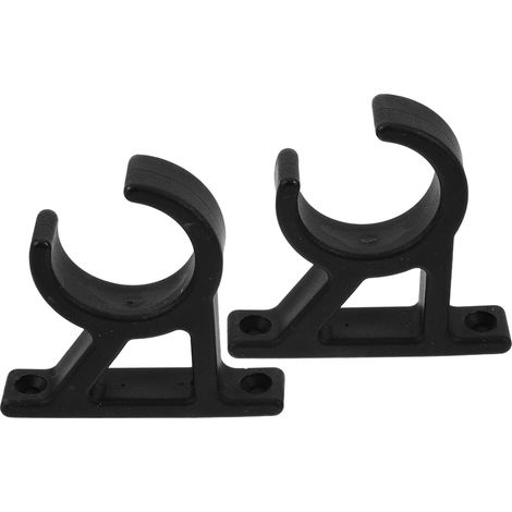 CCYKXA  2-Piece Black Nylon Boat Hose Clamp Set, Quick-Release Paddle Holders for Marine Tube and Water Hose (1/5)