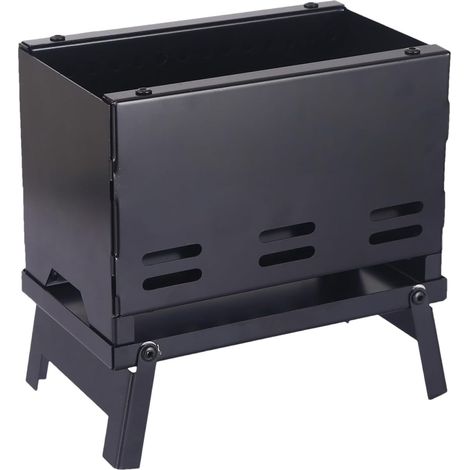 Grill au Charbon Portable Barbecue Pliable Stove  Mini Barbecue Grill Pour La Maison, Le Jardin, Les Voyages, L'Arrière-Cour, Le Pique-Nique, La Plage, La Cuisine En (1/5)