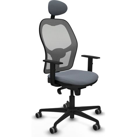 Sedia Ufficio con Poggiatesta Jorquera Piqueras y Crespo 1D036G1 Grigio (1/5)