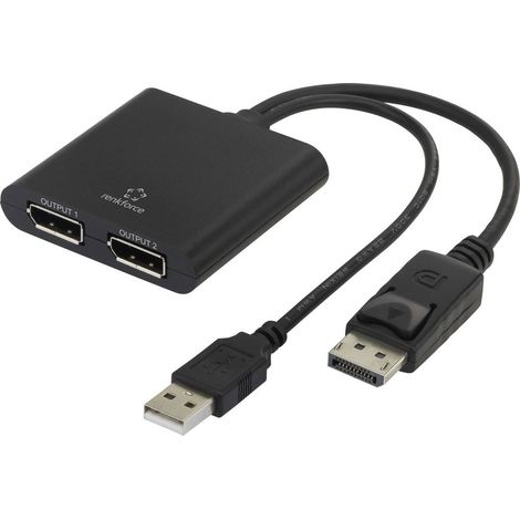 Répartiteur DisplayPort 1x2 Renkforce S687501 (1/4)