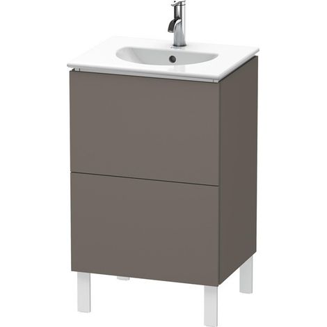 L-CUBE mobile lavabo 419x520x704mm flanella grigio satinato