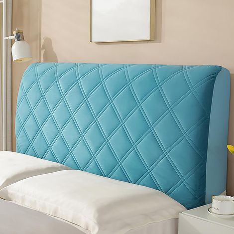 Housse De Tête De Lit - Tissu Matelassé Lavable Et Extensible - Protection Confort Pour Chambre À Coucher - 1 Pièce (1/4)