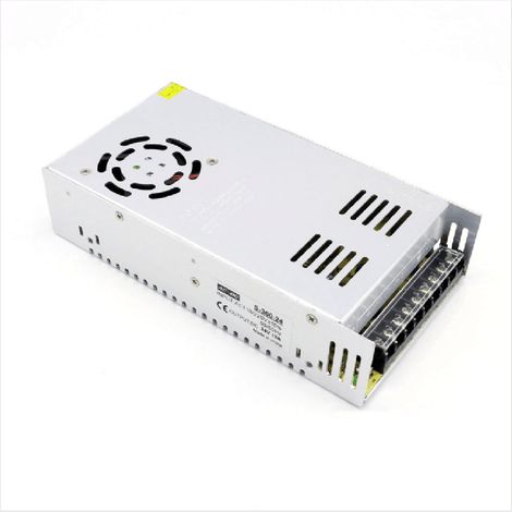 Alimentation régulée universelle 5V 12V 24V DC pour bande LED, transformateur à découpage