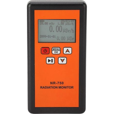 Nuklearstrahlungsdetektor-Monitor mit hochpräzisem LCD-Display, tragbar, wiederaufladbar, Geigerzähler C