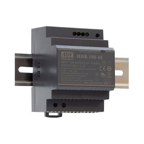 Netzgerät Din Rail 48vdc 100w 2,1a Meanwell Hdr-100-48