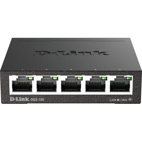 Switch 5 Ports Gigabit Metallique 10/100/1000mbps - Idéal Partage de Connexion et Mise en Réseau Small/Home Office (1/5)