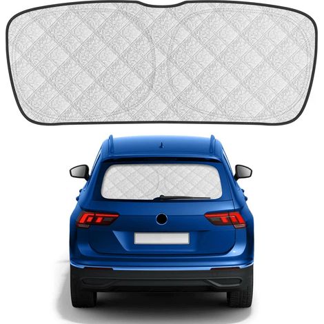 Pare-Soleil pour Lunette Arrière Remplacement pour VW Tiguan 2016-2026, Pliable Pare-Soleil pour Pare-Brise de Voiture, Bloque 99% des Rayons UV et Maintient Votre Véhicule au Frais,- (1/5)
