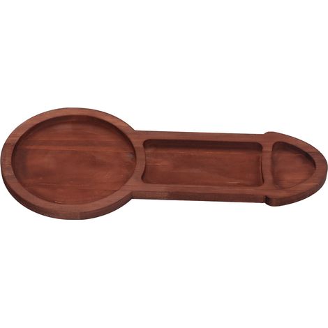 Planche Apéro Rigolo Type Droit Sans BPA 3 Cases Plateau à Fromage Facile à Nettoyer Inodore (1/5)