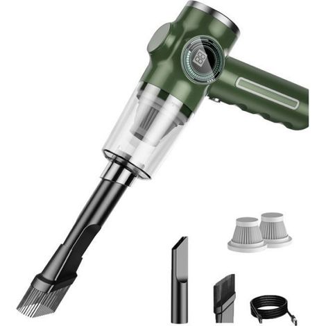 Aspirateur Voiture Sans Fil - 120 W - 6000 Pa - Pour Intérieur Automobile - 1 Pièce (1/5)