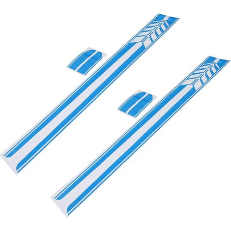Mikinona 2pièces Autocollants De Course Latéraux pour Voiture (1/5)
