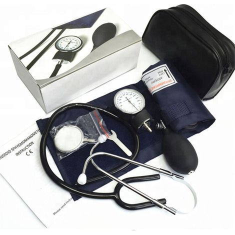 Kit de Tensiomètre Manuel Professionnel avec Stéthoscope pour Mesure Précise de la Pression Artérielle (1/5)