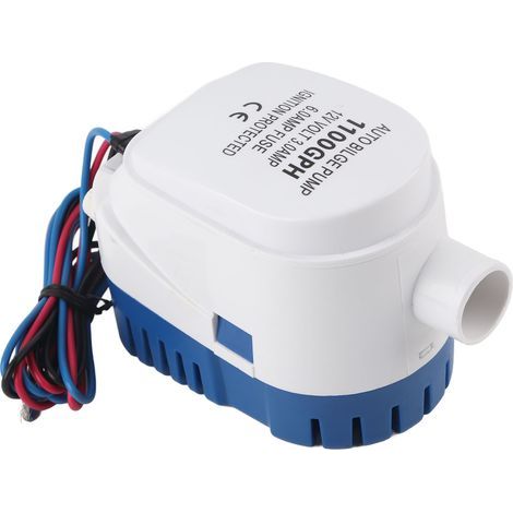 Pompe Submersible de cale électrique automatique, accessoire ABS pour bateau de Drainage, PowerDC12V 1100GPH (1/5)
