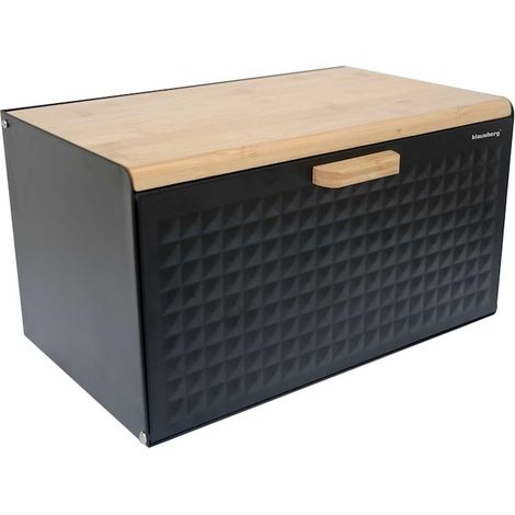 Boîte à pain, Kb-7425, en acier et bois, à deux faces (1/4)