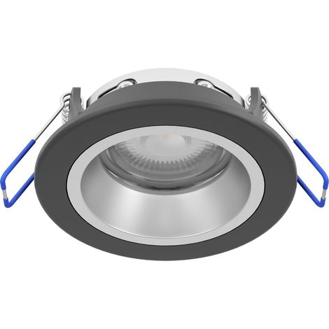 Faretto Incasso Moderno Yebra Plastiche Nere Led 4,8W 450Lm Ip44 (1/5)