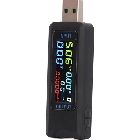 Multifunctional USB Tester, Digital Voltage and Current Meter with IPS LCD Screen Accurate 5-36V for Electronics Portable Diagnostic Tool and Peripheral (1/5)