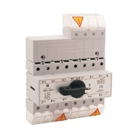 Interruptor generador de red 63A 3P+N (polo N sin conmutar) przk-3063NW02 (1/4)