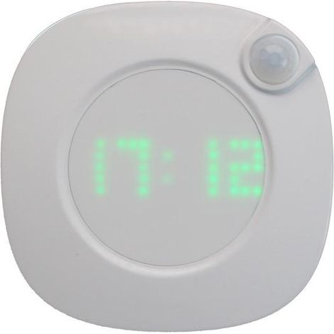 Lampe LED intelligente à détecteur de présence humaine avec fonction Smart Time, lampe de chevet rechargeable USB, lampe créative pour couloir ou meuble. (1/5)