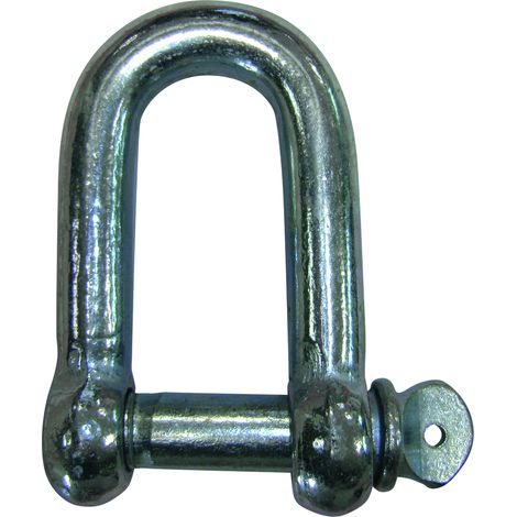 Manille droite d.10 mm 400 kg type commerciale LEVAC - 5235F