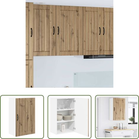 vidaXL Holzwerkstoff - Küchenschrank Artisan-Eiche 50 x 31 x 80 cm Holzwerkstoff (1/5)