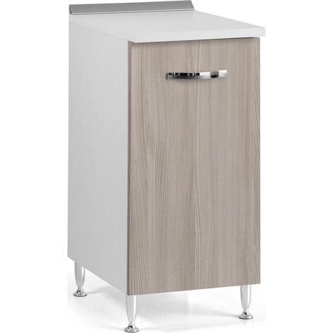 Mobile base con anta per cucina colore olmo Cm 40x50xH 85 1 anta (1/5)