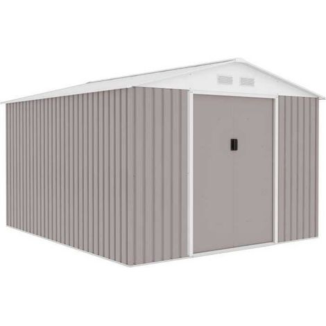 Archer Moderne Gartenhaus taupe 8,84 m² (1/3)