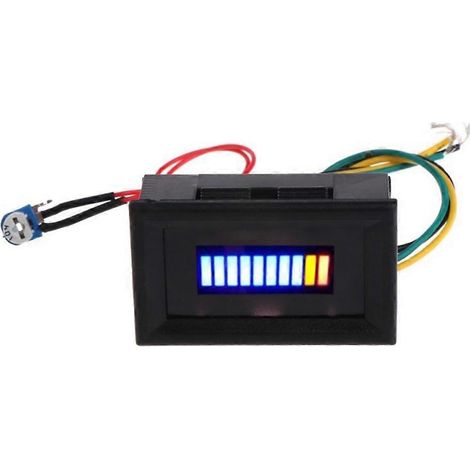 Indicateur de niveau de carburant universel 12 V pour moto et voiture, jauge d'huile LED. (1/5)