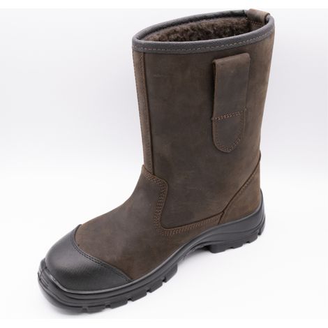 Bottes de sécurité URANUS fourrées en cuir S3S HI CI SC LG SR FO - LEVAC 46 (1/5)