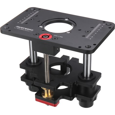 ENJOYWOOD GD7 PRO Ascenseur de routeur pour routeur à bois 65mm/69mm pour table de routeur Ascenseur avec plaque de routeur Travail du bois de précision Fantablau (1/5)