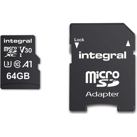 Integral memory tarjeta memoria microsd hcxc 64gb clase 10v30