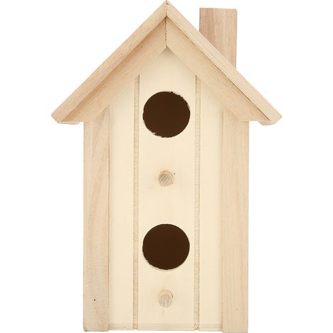Nichoir unique et original, nichoir suspendu en bois pour la décoration du jardin, de la terrasse et du balcon. (1/5)