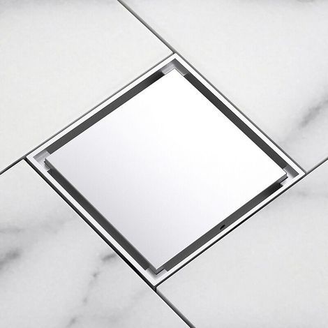 Couvercle de douche anti-odeur 100 x 100 mm – Laiton durable et résistant à la corrosion – Drainage efficace pour salle de bain et cuisine (1/5)