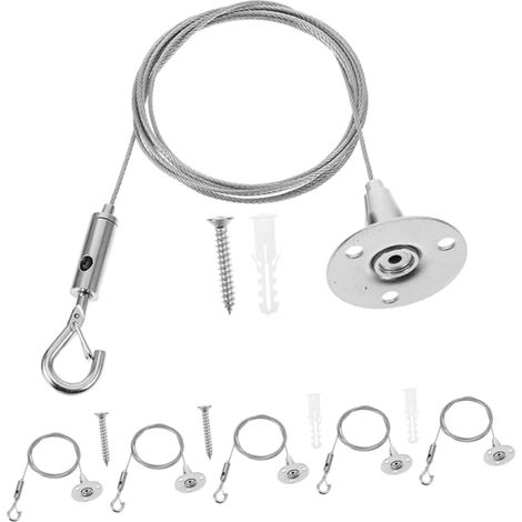 POPETPOP Lot de 6 cordes lumineuses robustes et réglables pour lampes (1/5)