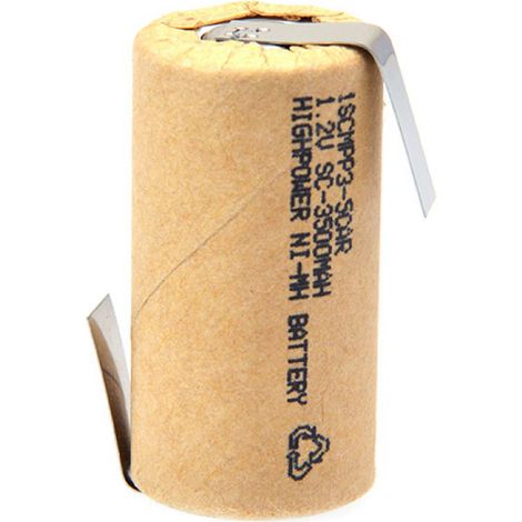 Yuasa - Accus NiMH ls SC 1SCM3-0 Cartonné 1.2V 3000mAh HBL (1/2)