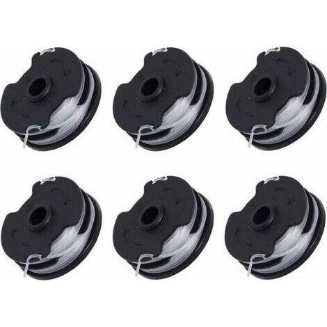 Lot de 6 bobines de rechange pour débroussailleuse sans fil Parkside PRTA 20-Li C3 IAN351753 (1/5)