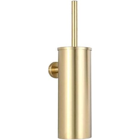 Porte-brosse WC mural en acier inoxydable 304 – Imperméable et facile à nettoyer – Support antibactérien pour salle de bains (1/5)