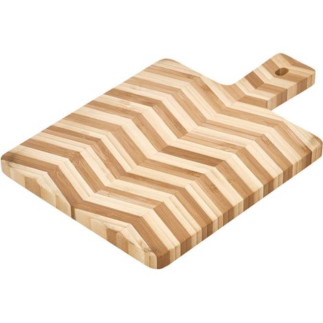 Tabla de cortar con asa de bambú, 20 x 30 cm, color beige - 5five (1/2)