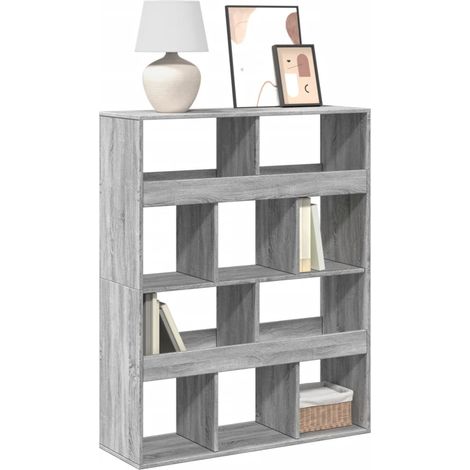 Bücherregal Grau Sonoma 100x33x125,5 cm Holzwerkstoff (1/5)