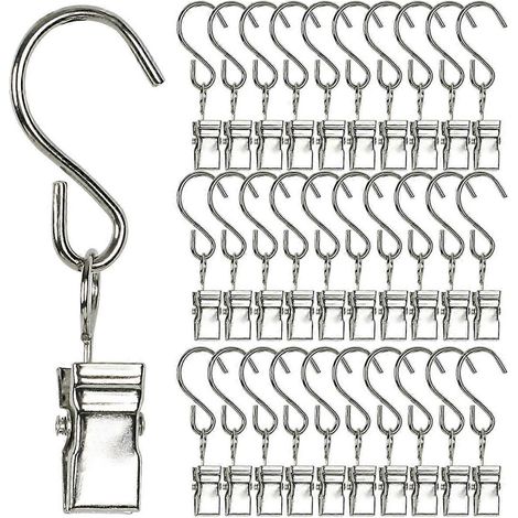 50er-Pack Vorhangclips, Fotosclips, Partydeko-Zubehör (1/5)