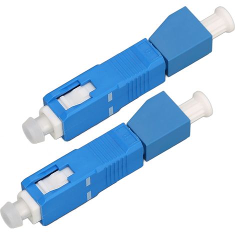 Adaptateur Fibre Optique SC Mâle/LC Femelle, Faible Atténuation, Compatible Réseaux Télécoms et CATV Monomode 9/125µm (1/5)