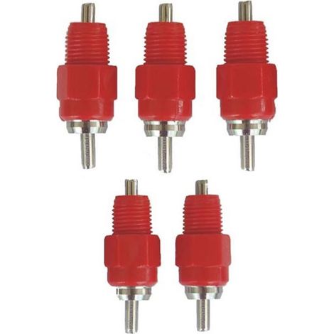 Eau Tetine Poulet Alimentateur Fournitures de Volaille Poule Vis dans le style 5 Pcs (1/5)