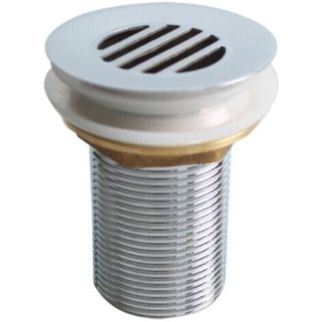 Bonde de lavabo à écoulement libre – Laiton – Hauteur 78.1mm – Diamètre clapet ø 62mm – Sortie filetage ø 41.5mm (1/4)