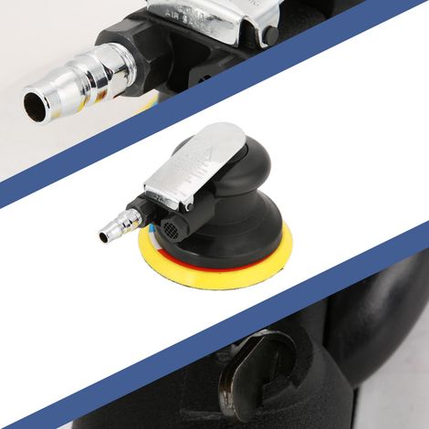 Es wird empfohlen, die pneumatische Poliermaschine KP-654 mit 5 Zoll Durchmesser, einstellbarer Drehzahl und Exzenterdesign zusammen mit der GS09859 zu verkaufen. (1/5)