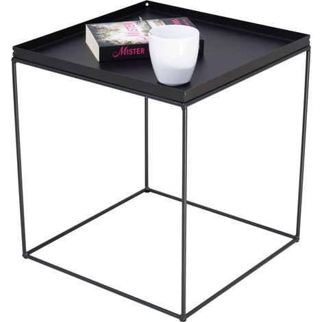 Mesa de alambre de metal negro 6K40 (1/5)
