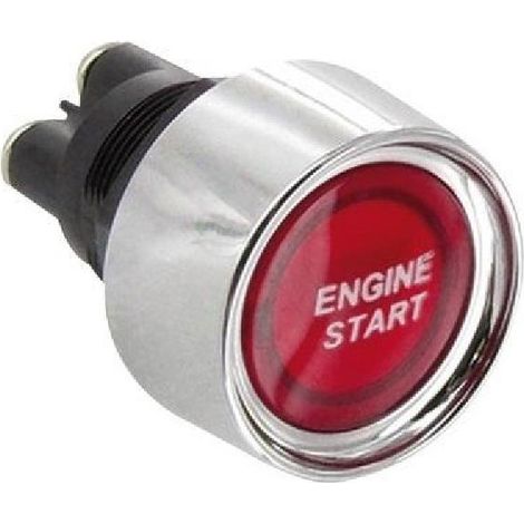 Bouton Poussoirs Demarrage Moteur - 50A - Diametre 21.7mm