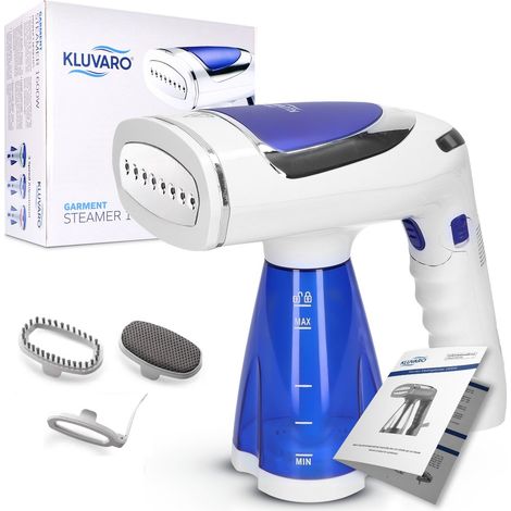 Défroisseur vapeur - Défroisseur vapeur portable - Meubles - Appareil vapeur - Nettoyeur vapeur - 3 brosses - Temps de chauffe rapide - 1600 W (1/5)