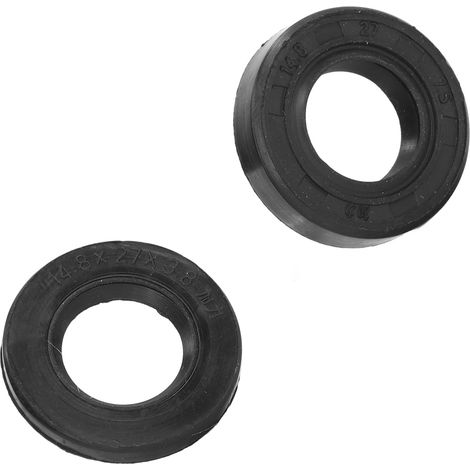 Lot de 2 joints d'huile en caoutchouc pour moteurs 2 temps de 49cc, 50cc, 66cc et 80cc. (1/5)